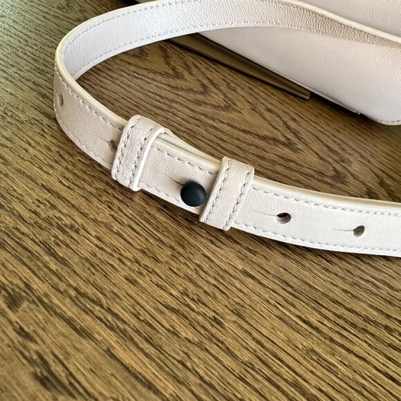 NWT! Furla Iris Logo Patch Crossbody Bag -Pink - Picture 6 of 9